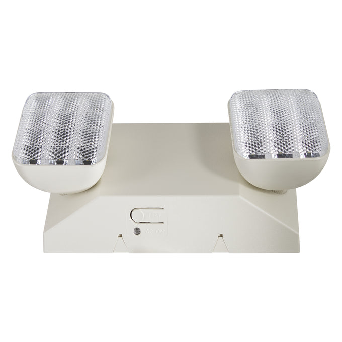 Sylvania EMLV/THS/WH/RSD Emergency Light Value Class 120/277V Twin Head Square White Remote Capable Self Diagnostic 1.5W (66074)