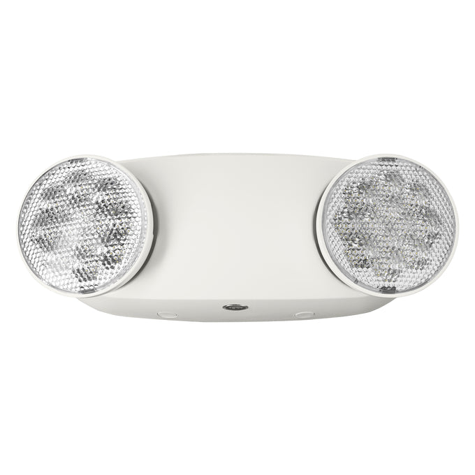 Sylvania EMLV/THR/WH/RSD Emergency Light 120/277V Twin Head Round White Remote Capable Self Diagnostic 1.8W (66075)