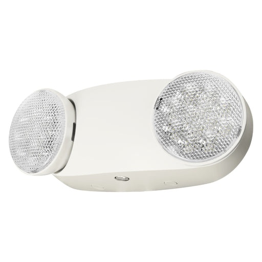 Sylvania EMLV/THR/WH/RSD Emergency Light 120/277V Twin Head Round White Remote Capable Self Diagnostic 1.8W (66075)