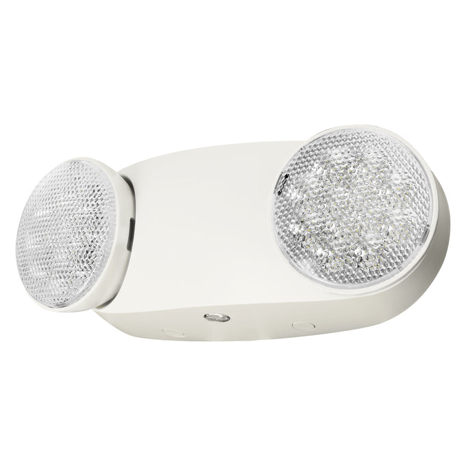 Sylvania EMLV/THR/WH/RSD Emergency Light 120/277V Twin Head Round White Remote Capable Self Diagnostic 1.8W (66075)