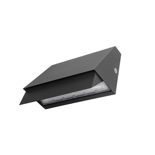 Sylvania WALPAKCPS035UNHDAMBADJBLP LED Wall Pack Cut Off Opti-Select Luminaire Wattage Selectable 21W/28W/35W De-Amber Black Photocell 120-347V (67136)