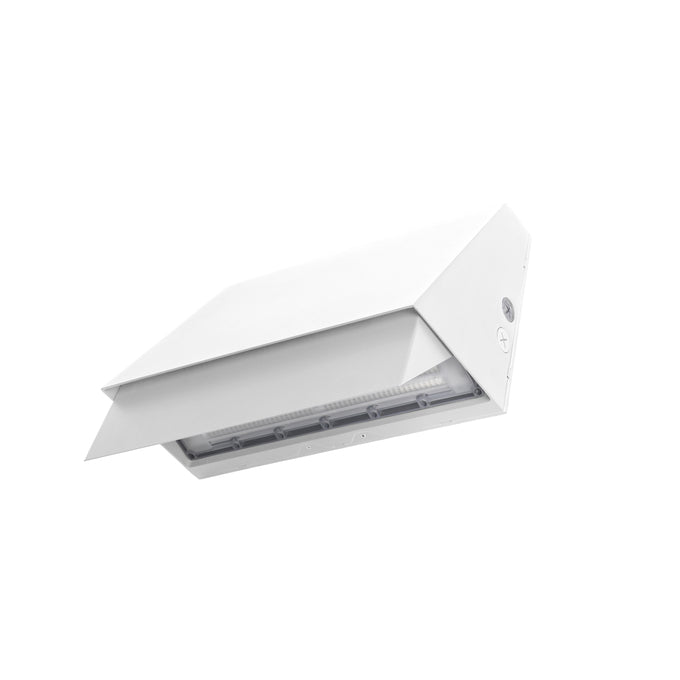 Sylvania WALPAKCPS035UNHDAMBADJWHP LED Wall Pack Cut Off Opti-Select Luminaire Wattage Selectable 21W/28W/35W De-Amber White Photocell 120-347V (67140)