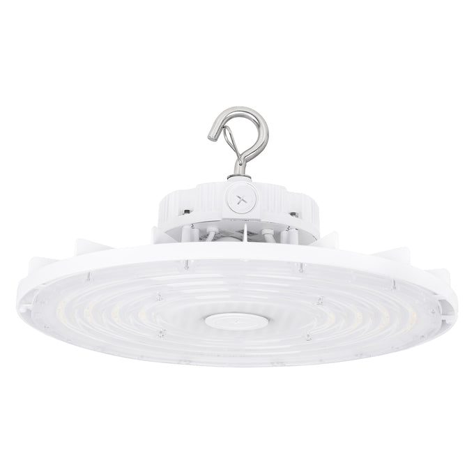 Sylvania UFOV/S240HUVD8SC7ADJ/WH UFO High Bay Selectable 150W/200W/240W 3500K/4000K/5000K 277-480V 0-10V Dimming 80 CRI Adjustable Distribution 60/90/105 Degree White (66518)