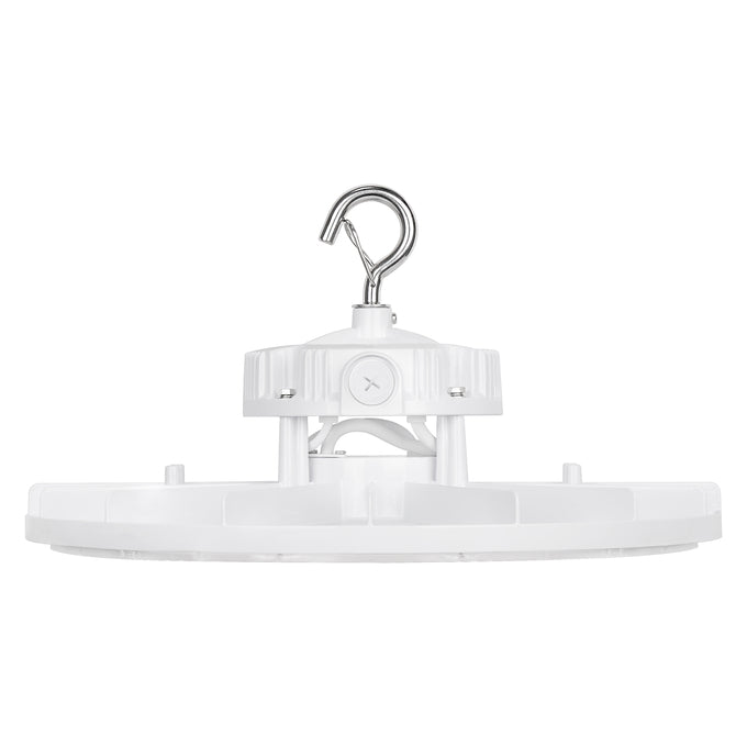 Sylvania UFOV/S150HUVD8SC7ADJ/WH UFO High Bay Selectable 100W/120W/150W 3500K/4000K/5000K 277-480V 0-10V Dimming 80 CRI Adjustable Distribution 60/90/105 Degree White (66516)