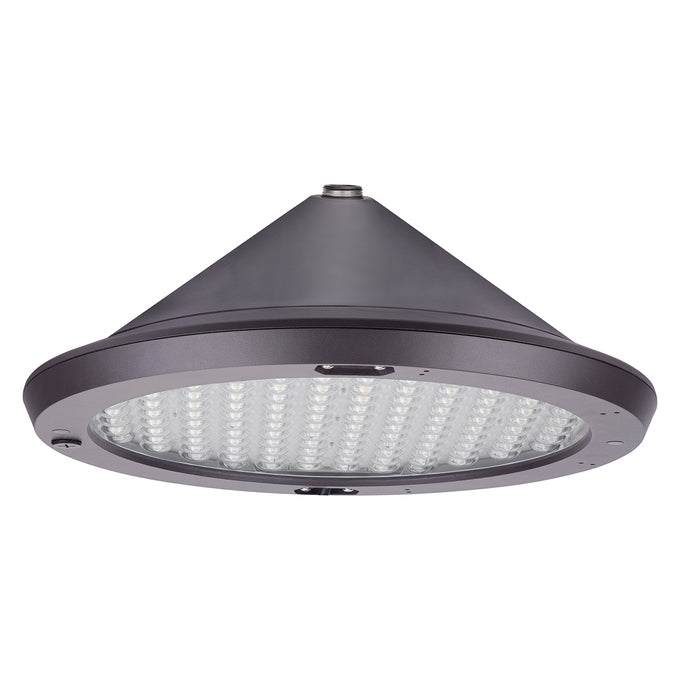 Sylvania POSTTOPVS130UNHD8SC2ADJBZP Post Top Luminaire Selectable 50W/80W/100W/130W 3000K/4000K/5000K Adjustable Distribution T3/T4/T5 120-347V Bronze Controls Ready (66964)