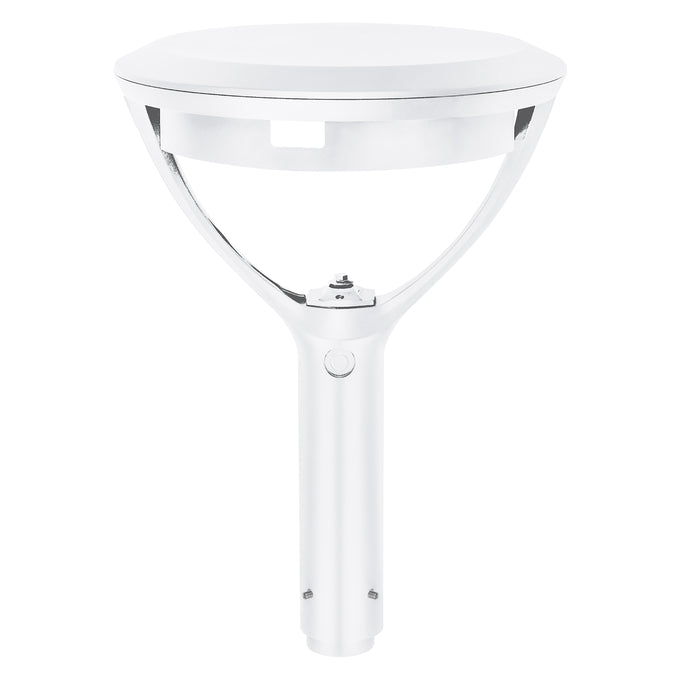 Sylvania POSTTOPV050UNHDAMBT5WH Post Top Luminaire 50W De-Amber T5 Distribution 120-347V 870Lm 0-10V Dimming White Controls Ready (67118)
