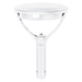 Sylvania POSTTOPV050UNHDAMBT5WH Post Top Luminaire 50W De-Amber T5 Distribution 120-347V 870Lm 0-10V Dimming White Controls Ready (67118)