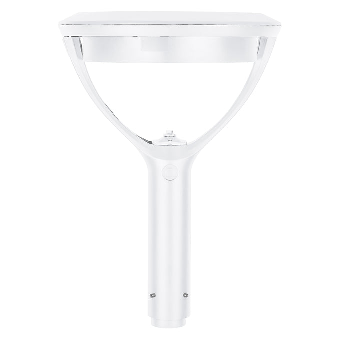 Sylvania POSTTOPV050UNHDAMBT5WH Post Top Luminaire 50W De-Amber T5 Distribution 120-347V 870Lm 0-10V Dimming White Controls Ready (67118)