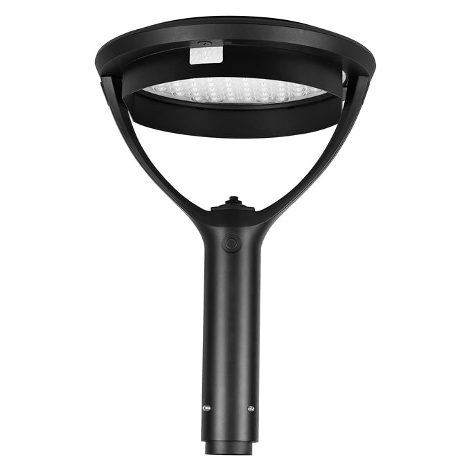 Sylvania POSTTOPV050UNHDAMBT5BL Post Top Luminaire 50W De-Amber T5 Distribution 120-347V 870Lm 0-10V Dimming Black Controls Ready (67117)