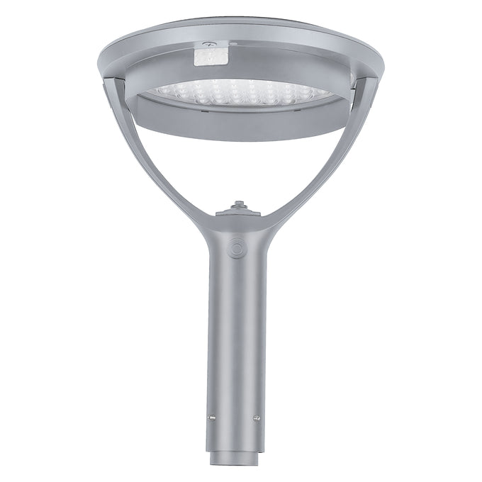 Sylvania POSTTOPV050UNHDAMBT5GR Post Top Luminaire 50W De-Amber T5 Distribution 120-347V 870Lm 0-10V Dimming Gray Controls Ready (67119)