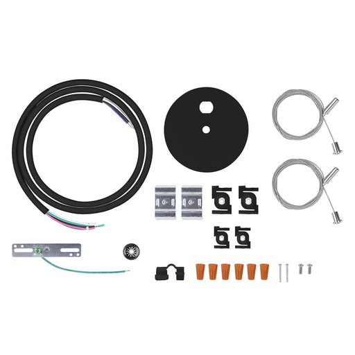Sylvania LINEARPCANOPYPMKITGCIRBL T-Grid Compatible Canopy Kit Black Circular Cover Power And Non-Power Feed For The Performance Class Linear Slot (66904)