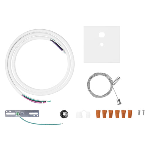 Sylvania LINEARPCANOPYPMKITSQRWH Drywall Compatible Power Feed Canopy Kit White Square Cover For The Performance Class Linear Slot (66911)
