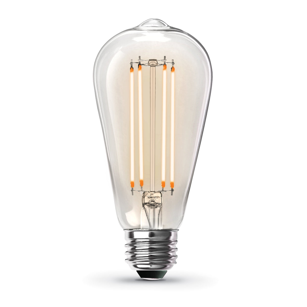 Feit Electric ST19100/CL/LED/4 12W ST19 E26 Base LED Light Bulb ...
