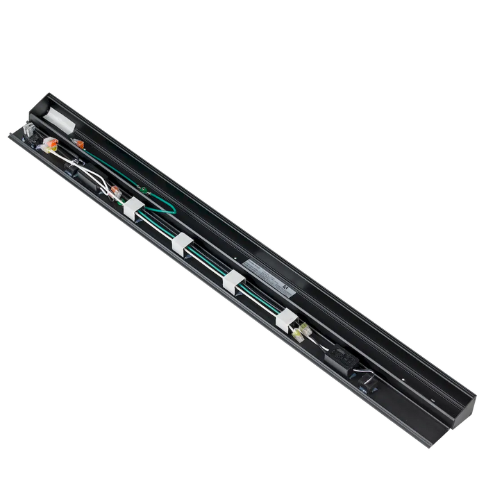 American Lighting Atom Low Profile Power Strip With 4 Receptacles/2 USB Ports 120V 36 Inch Black (ATOM-120V-36-BK)