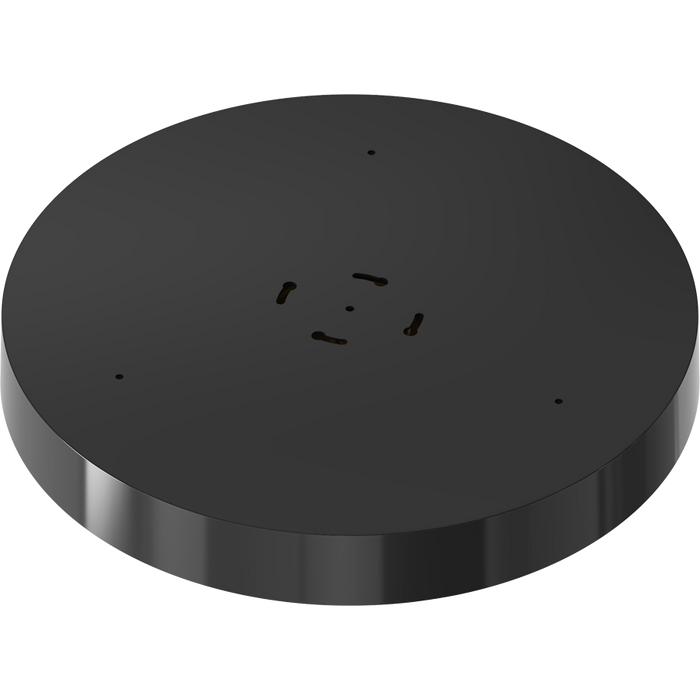 RAB AURA 16 Inch Decorative Surface Mount Wattage/CCT Selectable 25W/20W/15W 2700K/3000K/3500K/4000K/5000K Black With Golden Reflector (AURA-S16BG)