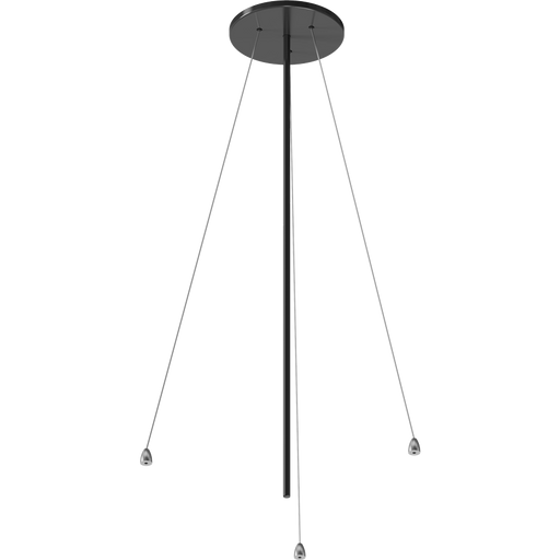 RAB AURA Pendant Mount Black Wire And Canopy (AURA-STEMB)