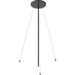 RAB AURA Pendant Mount Black Wire And Canopy (AURA-STEMB)