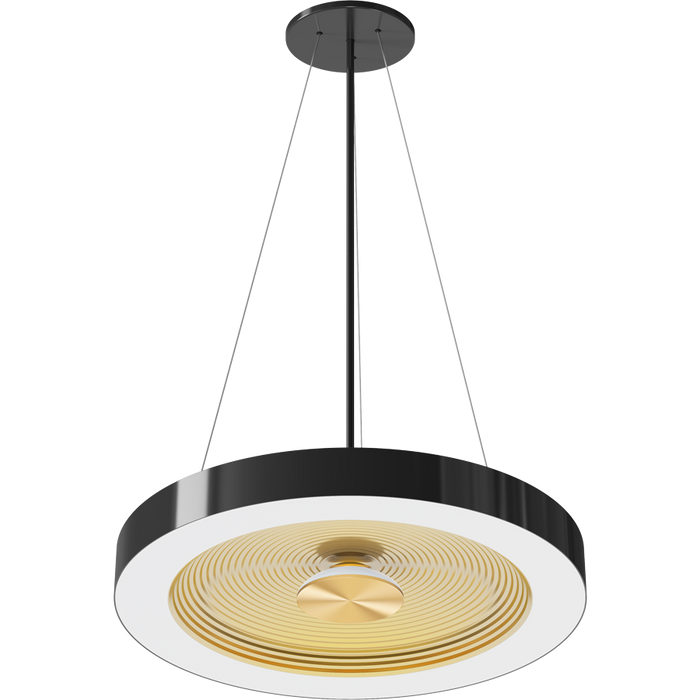 RAB AURA Pendant Mount Black Wire And Canopy (AURA-STEMB)