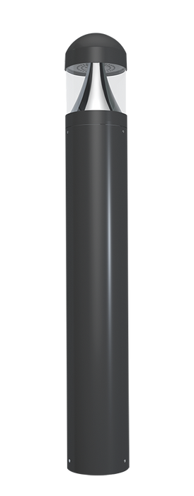 RAB LED B17 Field Adjustable Bollard 24W/19W/14W 5000K/4000K/3000K Round-Dome Bronze (B17D)