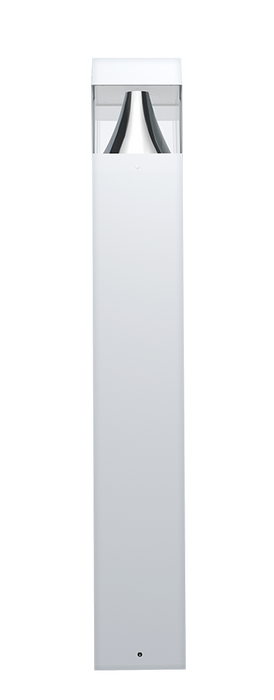 RAB LED B17 Field Adjustable Bollard 24W/19W/14W 5000K/4000K/3000K Square White (B17SW)