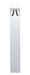 RAB LED B17 Field Adjustable Bollard 24W/19W/14W 5000K/4000K/3000K Square White (B17SW)