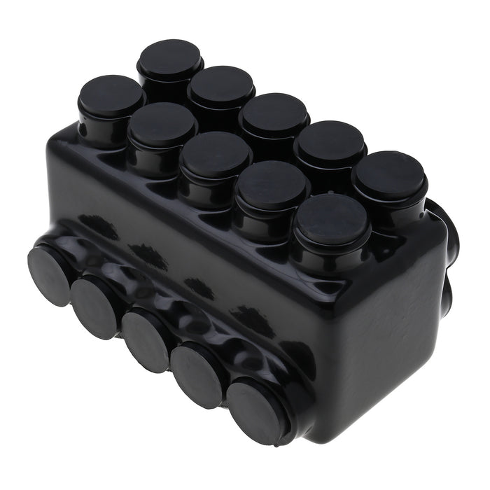 NSI 600 MCM - 6 AWG Stacked Polaris Insulated Multi-Tap Connector 10-Port [Double Sided Entry] (IPLDS600-10)