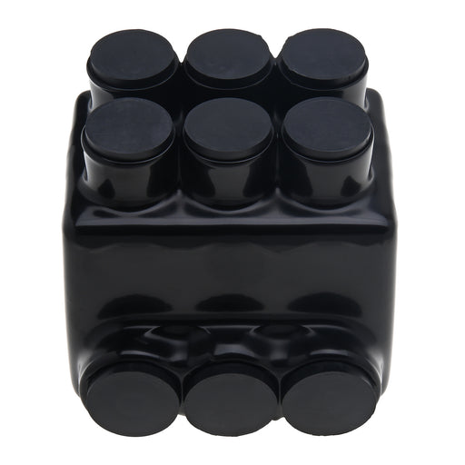 NSI 600 MCM - 6 AWG Stacked Polaris Insulated Multi-Tap Connector 6-Port [Double Sided Entry] (IPLDS600-6)