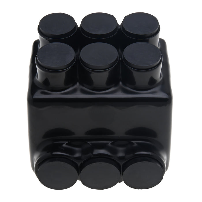 NSI 600 MCM - 6 AWG Stacked Polaris Insulated Multi-Tap Connector 6-Port [Double Sided Entry] (IPLDS600-6)