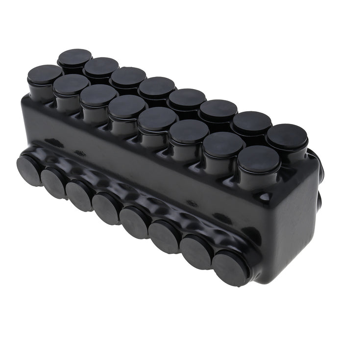 NSI 750Mcm-1/0 AWG Stacked Polaris Insulated Multi-Tap Connector 16-Port [Double Sided Entry] (IPLDS750-16)
