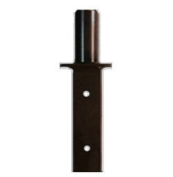 RAB Pole Adaptor For 2 3/8 Tenon To 5 Inch Square Pole With Hardware (BAD5)