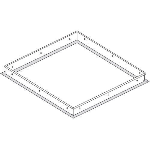 Trace-Lite 2X2 Foot LED Ultra-Thin Flat Panel Flange Mounting Kit (LP22-FMK)