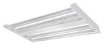 Trace-Lite 4 Foot Linear LED High Bay 2 LED Strips 300W Aisle Lens 120-277VAC Voltage Sensing Driver 5000K White Finish (LHB3-A-VS-5K)