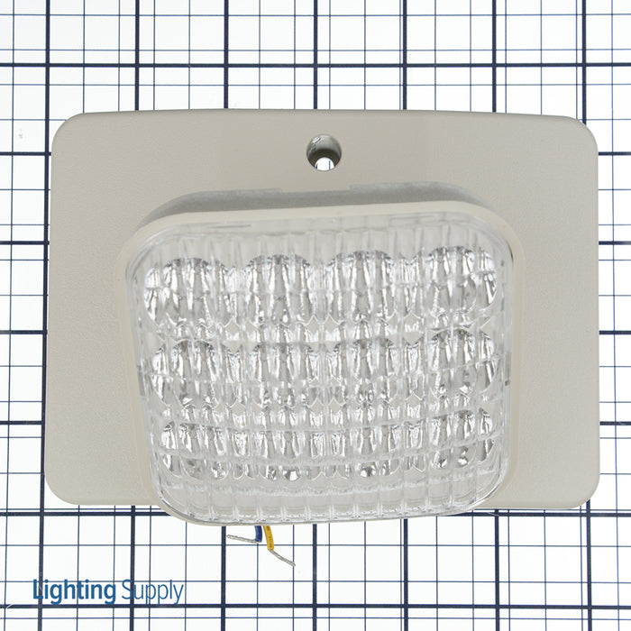 Exitronix Indoor Single LED Remote Lamp White Finish Multi-Volt 12 LEDs 1.5W (MLED1-W)