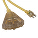 Bayco 50 Foot Triple-Tap 14/3 Pro Extension Cord With Lighted End (SL-741L)
