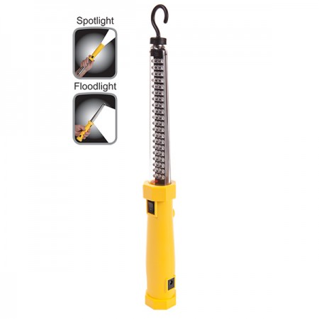 Bayco Dual-Function 66 LED Rechargeable Work Light Spot Light With Magnetic Hook (SLR-2166)