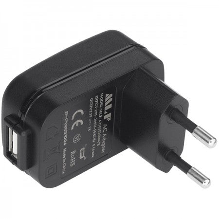 Bayco Female USB Type A To Male EU European AC Power Plug Adaptor (NS-USBAC-EU)