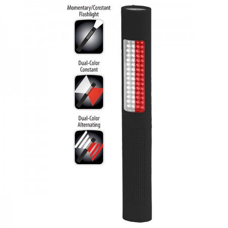 Bayco LED Safety Light-Alternating Red-White Floodlight And White Flashlight (NSP-1172)