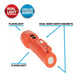 Bayco Rechargeable LED Dual-Light Flashlight With Dual Magnets-Red (NSR-2522RM)