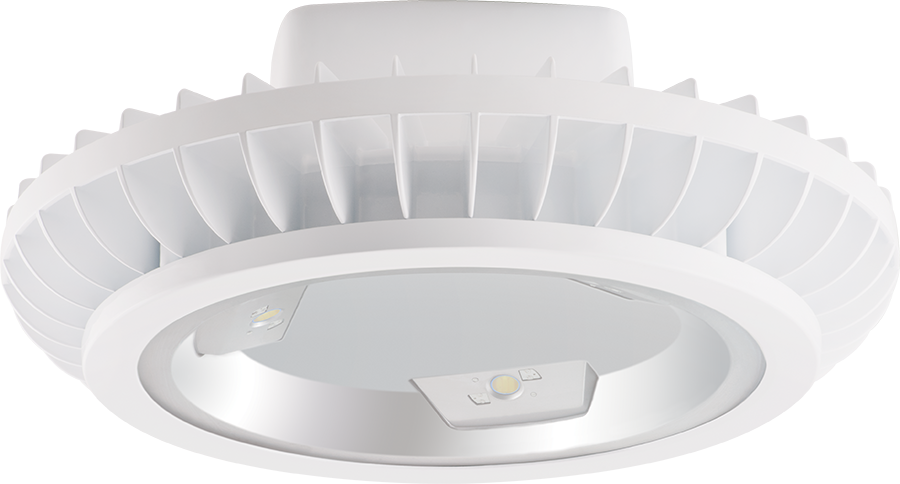 RAB High Bay 78W Warm LED Dimmable With Hook And Cord White (BAYLED78YW/D10)
