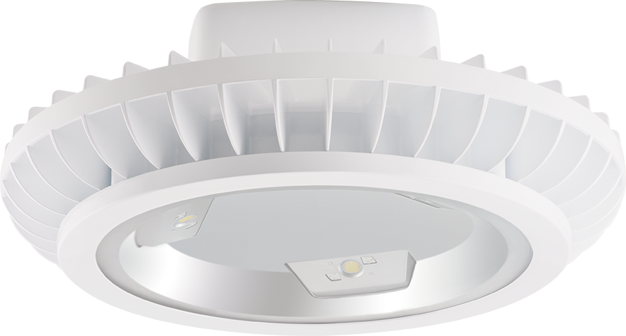 RAB High Bay 78W Cool LED Dimmable With Hook And Cord White (BAYLED78W/D10)
