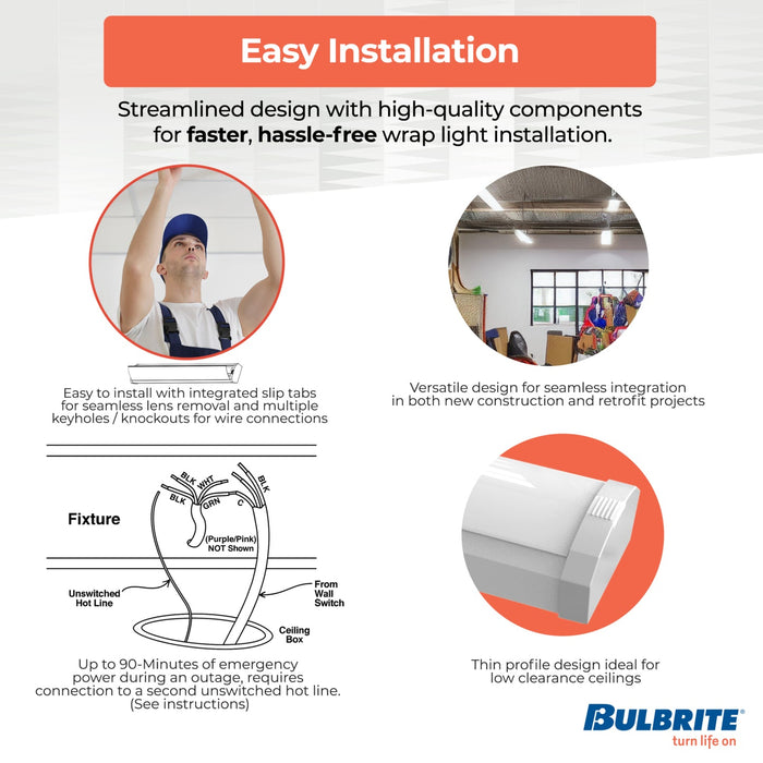 Bulbrite LED Wrap Light