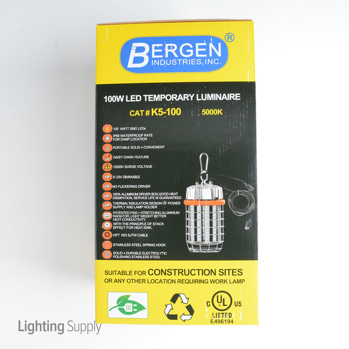 Bergen Temporary Light 100W LED IP65 13000Lm 5000K (K5100)