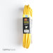 Bergen Extension Cord 25 Foot SJTW Yellow 12/3 Lighted End Triple Tap (OC251233T)