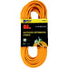 Bergen Extension Cord 25 Foot SJTW Yellow 12/3 Lighted End (OC25123LT)