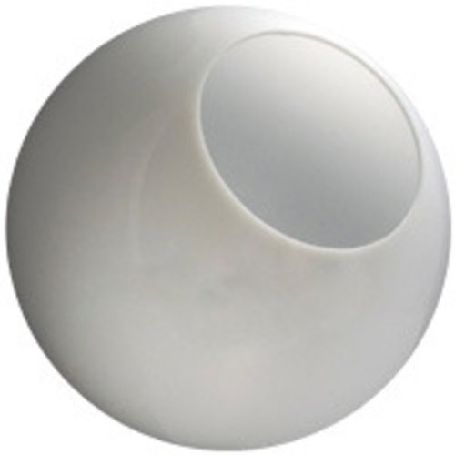 Bergen 8 Inch White Acrylic Globe 4 Inch Neckless Opening (320108020002)
