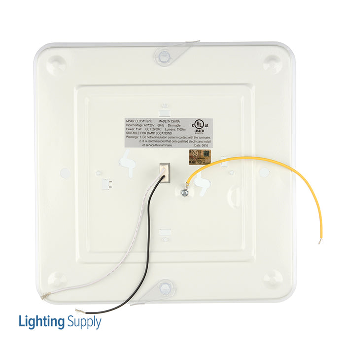 Best Lighting Products 14W 1214Lm 2700K 11 Inch Square Ceiling Fixture (LEDS11-27K)