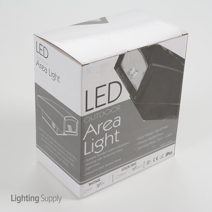 Best Lighting Products 30W LED Cutoff Wall Pack 5000K 120-277V 80 CRI 2687Lm Bronze Fixture (LEDWPC30W-5K)