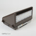 Best Lighting Products 80W LED Cutoff Wall Pack 5000K 120-277V 80 CRI 6919Lm Bronze Fixture (LEDWPFC80W-5K)