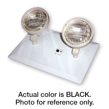 Best Lighting Products Black Incandescent Recessed Emergency Light For Drywall Or Drop Ceiling Mounting (R-7B)