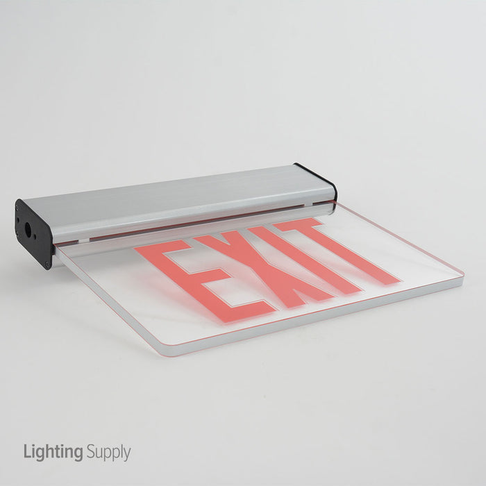 Standard-BL ELXTEU1RCAEM LED Single Face Edge Lit Exit Sign — Lighting ...